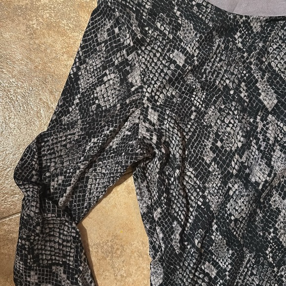 🎉Host Pick🎉 Yummy Sweater Co. Snakeskin Bodysuit - Picture 3 of 5